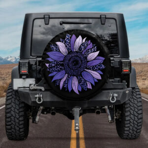 Purple Cheertar Spare Tire Cover
