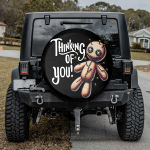 Thinking of You Voodoo Doll Spare Tire Cover