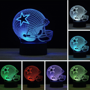 Baseball Helmet 3D Led Lamp