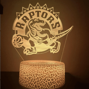 Retro Raptors LED Lamp