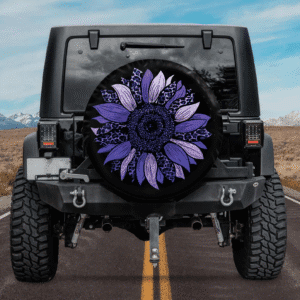Purple Cheertar Spare Tire Cover