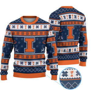Illinois Fighting Illini Knitted Sweater