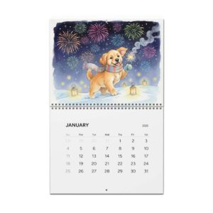 Golden Retriver 2026 Wall Calendar