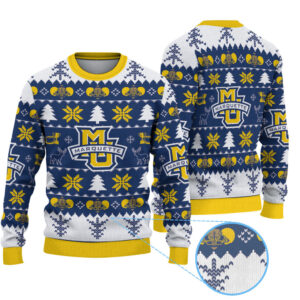 Marquette Golden Eagles Knitted Sweater