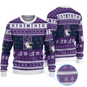 Northwestern Wildcats Knitted Sweater